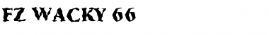 FZ WACKY 66 Normal Font