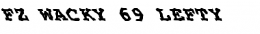 FZ WACKY 69 LEFTY Normal Font