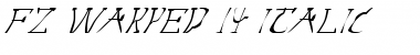 FZ WARPED 14 ITALIC Normal Font