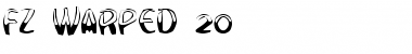 FZ WARPED 20 Normal Font