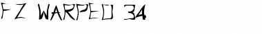 FZ WARPED 34 Normal Font