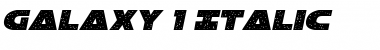 Galaxy 1 Italic Italic Font