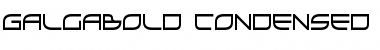 Galga Bold Condensed Bold Condensed Font