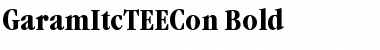 Download GaramItcTEECon Bold Font