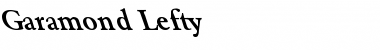 Download Garamond Lefty Font