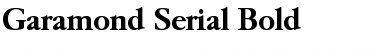Garamond-Serial Bold Font