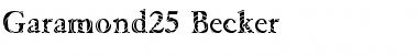 Garamond25 Becker Regular Font