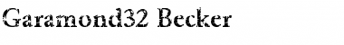 Garamond32 Becker Regular Font