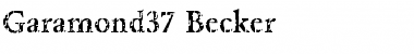 Download Garamond37 Becker Font