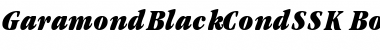 Download GaramondBlackCondSSK Font