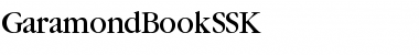 GaramondBookSSK Regular Font