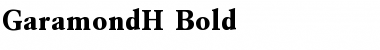 GaramondH Bold Font