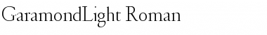 GaramondLight Regular Font