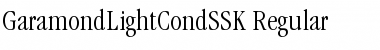 Download GaramondLightCondSSK Font