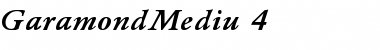 Download GaramondMediu 4 Font