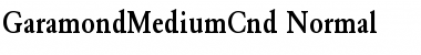 GaramondMediumCnd-Normal Regular Font