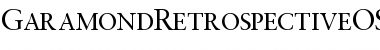 GaramondRetrospectiveOSSCapsSSK Regular Font