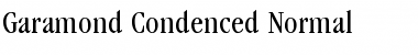 Garamond_Condenced-Normal Regular Font