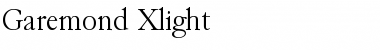 Garemond-Xlight Regular Font