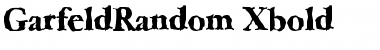 GarfeldRandom-Xbold Regular Font
