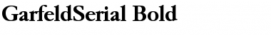 GarfeldSerial Bold Font