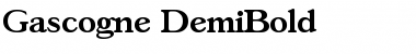Download Gascogne-DemiBold Font
