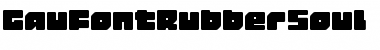 GauFontRubberSoul Regular Font