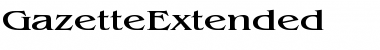 Download GazetteExtended Font