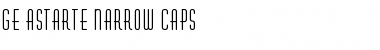 Download GE Astarte Narrow Caps Font