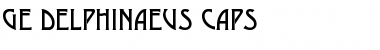 Download GE Delphinaeus Caps Font