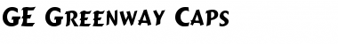 Download GE Greenway Caps Font