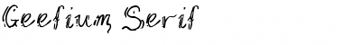Geefium Serif Regular Font