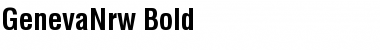 GenevaNrw Bold Font