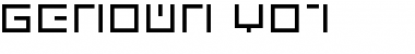 genown_v01 Regular Font