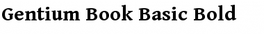 Gentium Book Basic Bold Font