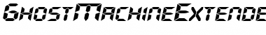 GhostMachineExtended Oblique Font