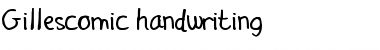 Download Gilles'comic handwriting Font