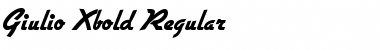 Giulio-Xbold Regular Font