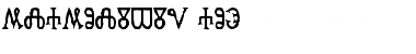 Glagolitic AOE Regular Font