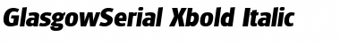 Download GlasgowSerial-Xbold Font