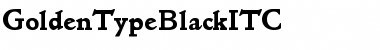 Download GoldenTypeBlackITC Font