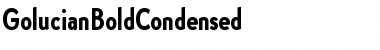 Download GolucianBoldCondensed Font