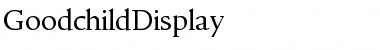 GoodchildDisplay Regular Font