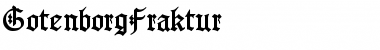 Download GotenborgFraktur Font