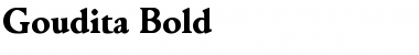 Goudita-Bold Regular Font