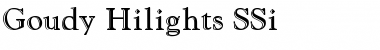 Goudy Hilights SSi Regular Font