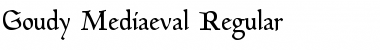 Goudy Mediaeval Regular Font