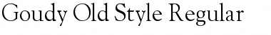 Goudy Old Style Font