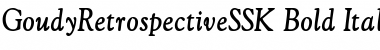 Download GoudyRetrospectiveSSK Font