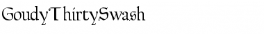 GoudyThirtySwash Roman Font